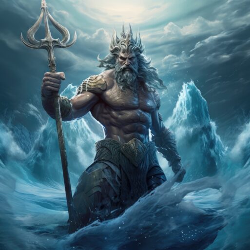 бог Нептун вышел из моря