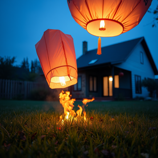 небесные фонарики