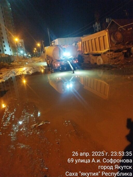 откачка талых вод