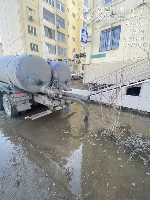 откачка талых вод