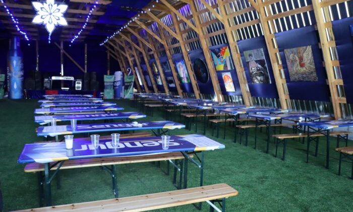 21. Столовая для спортсменов рядом с ареной стадиона